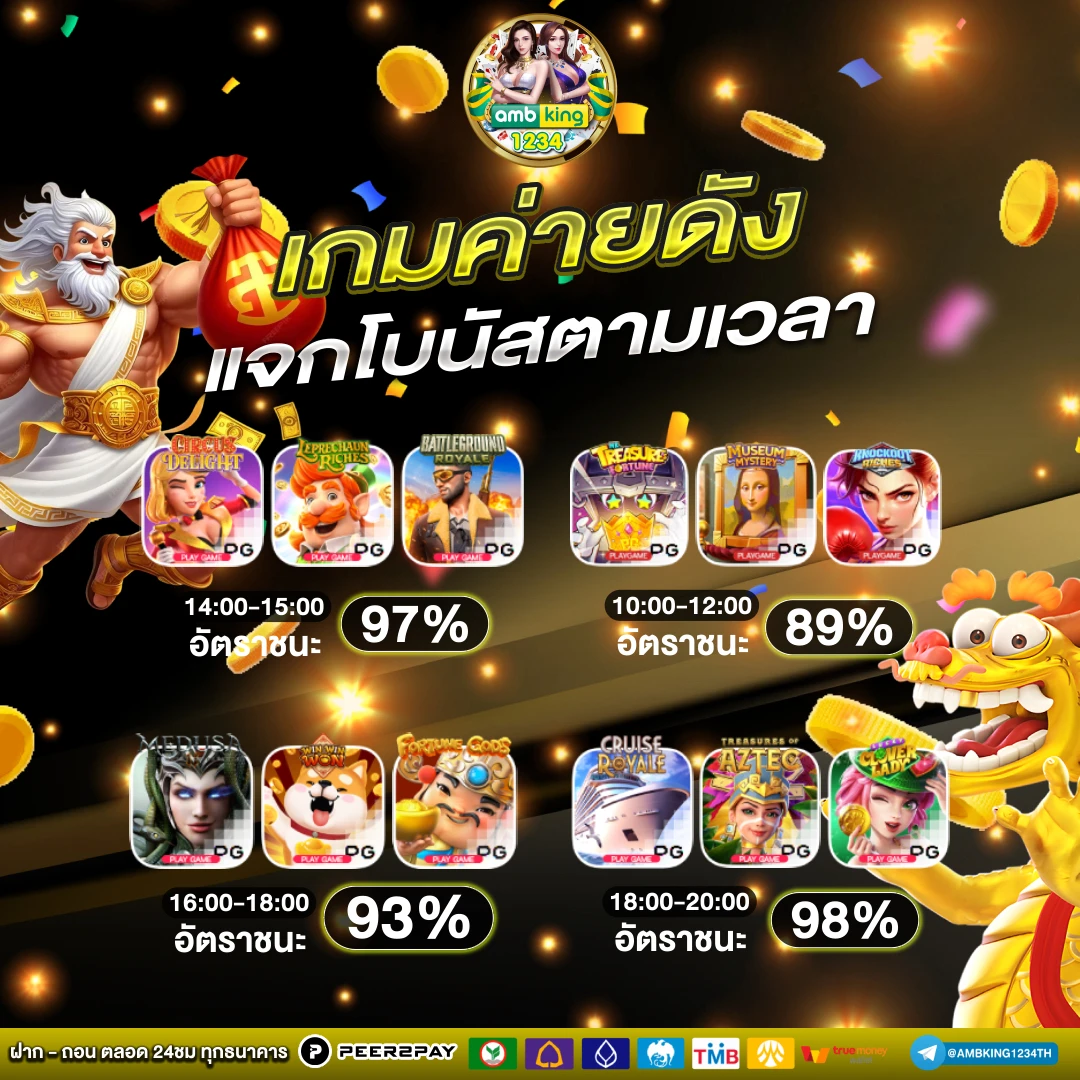 ค่ายpgเกมไหนแตกง่าย - แบนเนอร์โปรโมชั่น